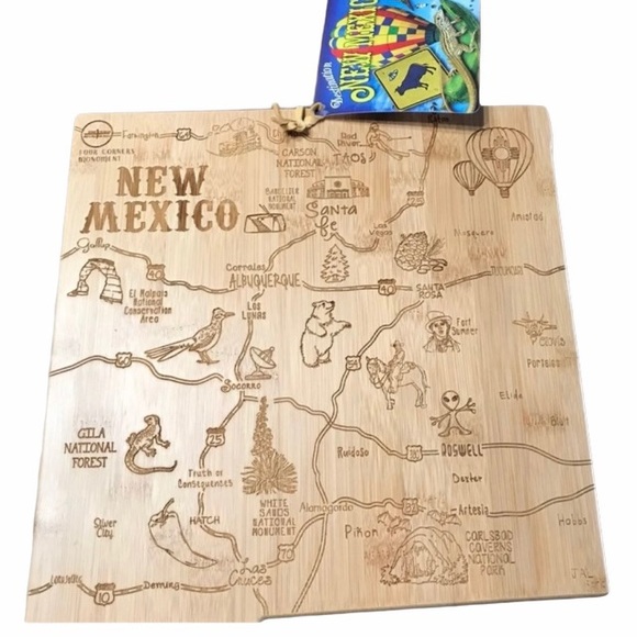 Bamboo NEW MEXICO Cutting Board - Picture 1 of 4